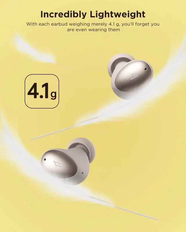 Alt view image 2 of 7 - 1MORE Colorbuds Wireless Earbuds Bluetooth 5.0 Headphone with Fast Charging, 22HUSB C, IPX5 Waterproof Stereo in-Ear Earphones CVC8.0 Build-in Dual Mic ENC Auto Play/Pause for Work Home Office Sport