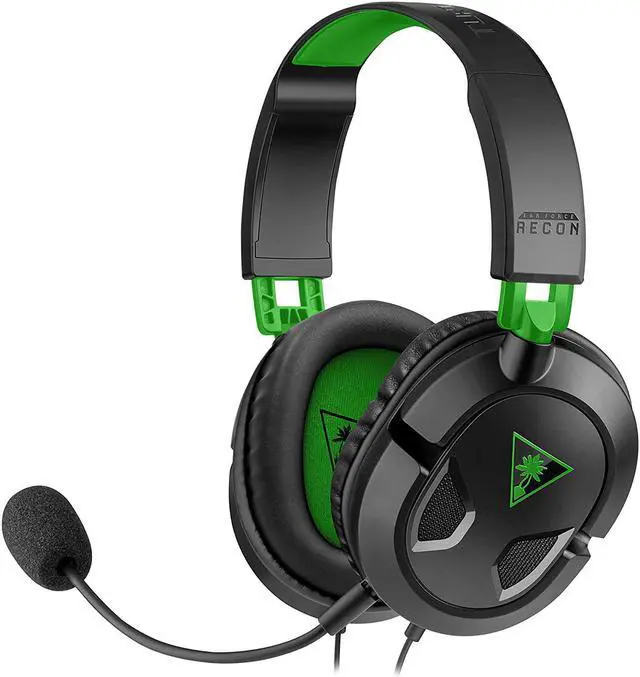 Alt view image 3 of 7 - Turtle Beach Recon 50 Xbox Gaming Headset for Xbox Series X Xbox Series S Xbox One PS5 PS4 PlayStation Nintendo Switch Mobile & PC with 3.5mm - Removable Mic 40mm Speakers - Black