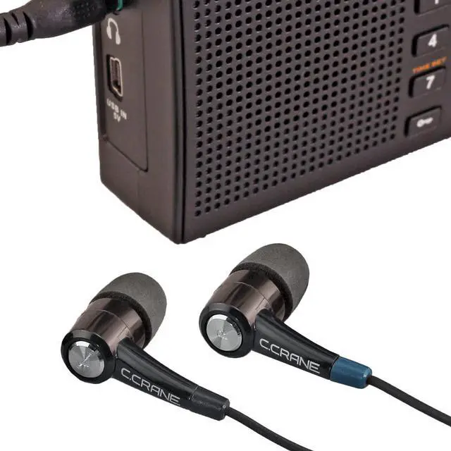 Alt view image 3 of 5 - C. Crane CC Buds-Pro Full Stereo in-Ear Earbud Headphones  for Audio Books and Voice Clarity