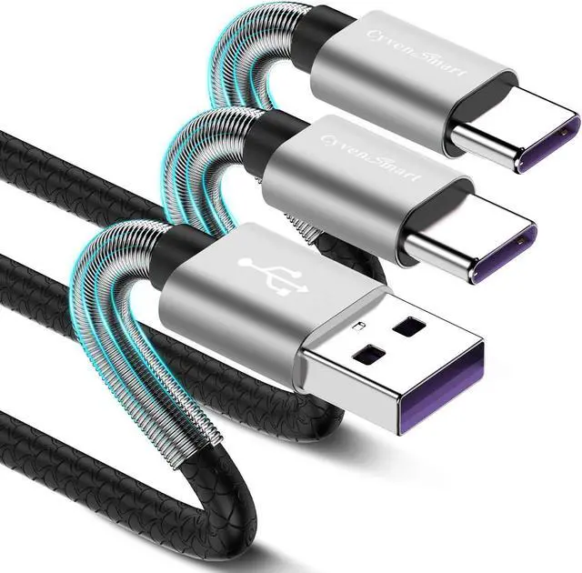 Main image of USB Type C Cable 10ft, [2 Pack] South City Mall USB A 2.0 to USB-C Fast Charger Extra Long Durable TPE Cord Compatible with Samsung Galaxy A10/A20/A51/S10/S9/S8 Plus/Note 9/8,LG V50 V40 G8 G7 Thinq01