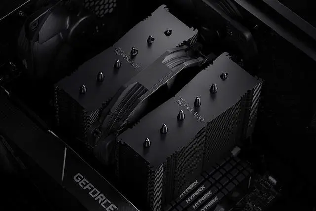 Alt view image 7 of 7 - Noctua NH-D15S chromax.Black, Premium Dual-Tower CPU Cooler with NF-A15 PWM 140mm Fan (Black)