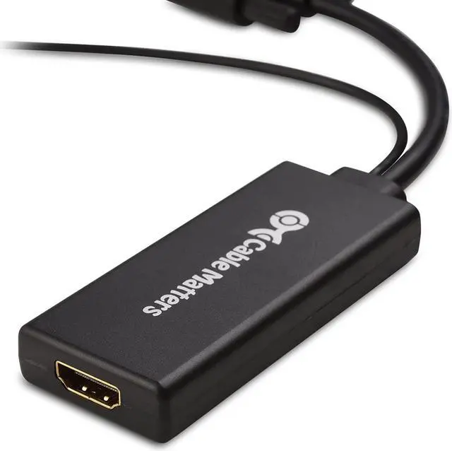 Alt view image 4 of 6 - VGA to HDMI Adapter for Monitor and TV (VGA to HDMI Converter) with Audio Support