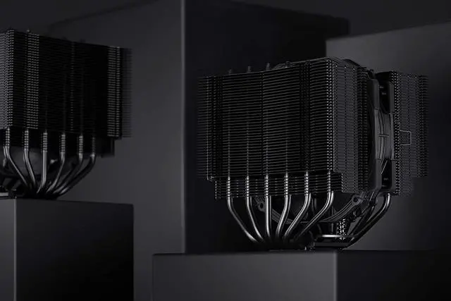 Alt view image 5 of 7 - Noctua NH-D15S chromax.Black, Premium Dual-Tower CPU Cooler with NF-A15 PWM 140mm Fan (Black)
