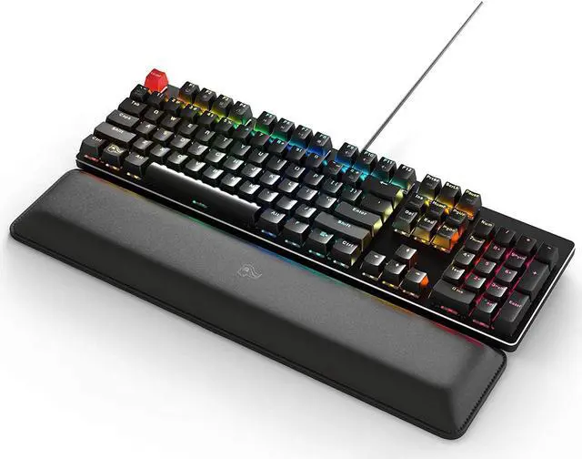 Alt view image 3 of 7 - Glorious Custom Gaming Keyboard - GMMK 100% Percent Full Size - USB Wired Mechanical Keyboard - RGB Hot Swappable Switches & Keycaps - Black Metal Top Plate