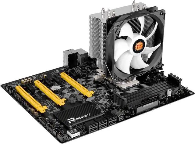 Alt view image 6 of 7 - Thermaltake Contac Silent 12 150W INTEL/AM5/AMD (LGA 1200/AM4) Support 120mm PWM CPU Cooler CL-P039-AL12BL-A