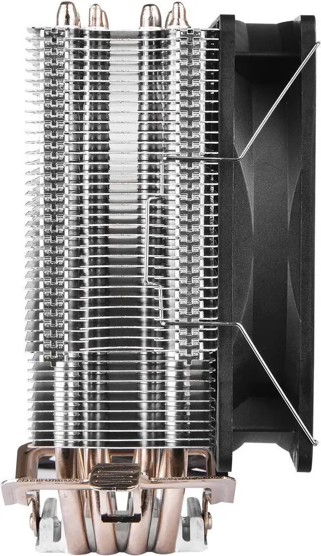 Alt view image 3 of 7 - Thermaltake Contac Silent 12 150W INTEL/AM5/AMD (LGA 1200/AM4) Support 120mm PWM CPU Cooler CL-P039-AL12BL-A
