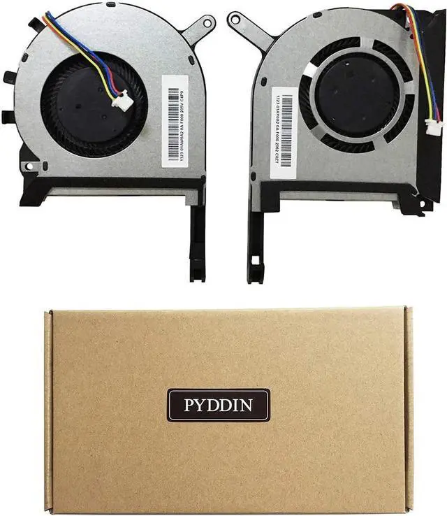 Alt view image 2 of 2 - CPU GPU Cooling Fans Replacement for Asus tuf FX505 FX505d FX505g FX505dt fx505dy FX505df FX505dv FX505gd F505ge fx505gt FX705 FX705g FX705du FX705dd FX705dt FX705gm FX95D FX95G FX86 FX86F FZ86F