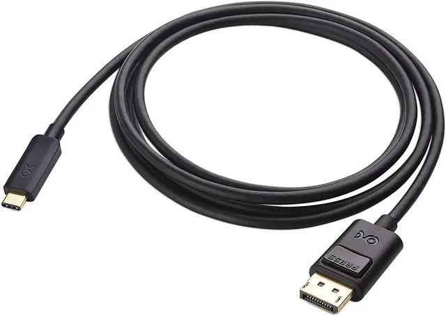 Alt view image 2 of 7 - Cable Matters USB C to DisplayPort 1.4 Cable (USB-C to DisplayPort Cable, USB C to DP Cable) Supporting 8K 60Hz in Black 6 ft - Thunderbolt 3 Port Compatible with MacBook Pro, Dell XPS 13 and More