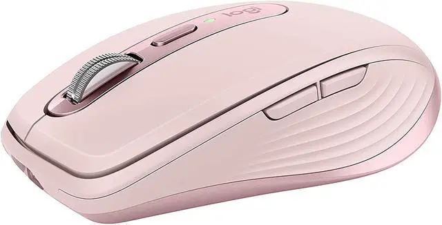 Main image of MX Anywhere 3 Compact Performance Mouse Wireless Comfort Fast Scrolling Any Surface Portable 4000DPI Customizable Buttons USB-C Bluetooth - Rose