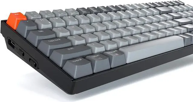 Alt view image 6 of 7 - Keychron K4 96% Layout 100 Keys Wireless Bluetooth 5.1/Wired USB Mechanical Gaming Keyboard with Gateron G Pro Red Switch White LED Backlight N-Key Rollover for Mac Windows PC-Version 2