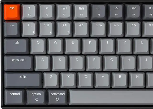 Alt view image 5 of 7 - Keychron K4 96% Layout 100 Keys Wireless Bluetooth 5.1/Wired USB Mechanical Gaming Keyboard with Gateron G Pro Red Switch White LED Backlight N-Key Rollover for Mac Windows PC-Version 2