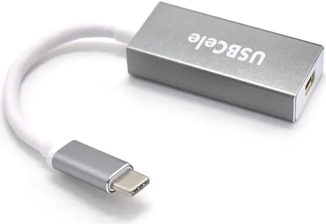 Main image of USB-C (Thunderbolt 3) to Mini DisplayPort Adapter USBCele USB Type C to Mini Display Port 4K Cable Adapter for MacBook Pro iMac LED Cinema Display and More