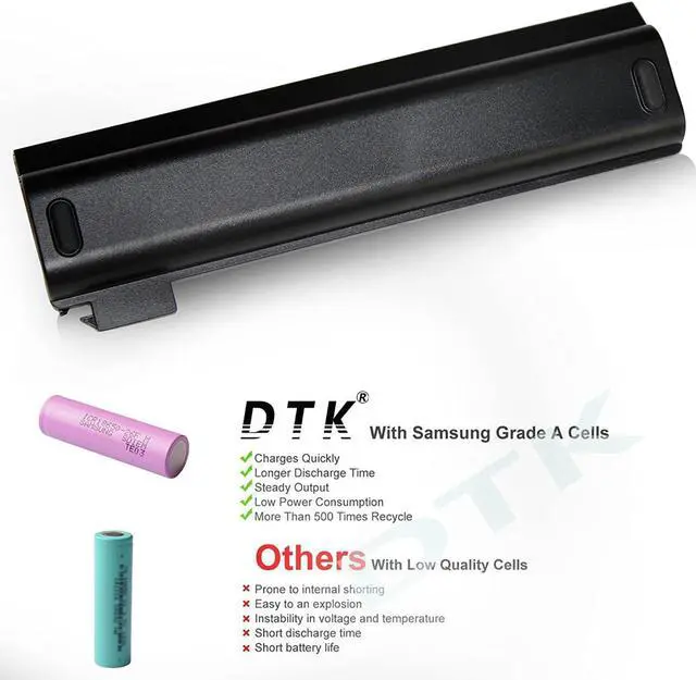 Alt view image 3 of 6 - DTK 0C52862 0C52861 68+ Laptop Battery Replacement for Lenovo IBM Thinkpad L450 L460 T440s T440 T450 T450s T460 T460P T550 T560 P50S W550s X240 X250 X260 Series