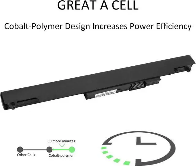 Alt view image 3 of 7 - 807956-001 Laptop Battery for HP Spare 807957-001 807612-421 807611-421 807611-131 HS04 HS03 HSTNN-LB6U 15-AY039WM 15-AY041WM 15-AY009DX 15-AY052NR TPN-I119 TPN-I120 TPN-I124 240 245 246 250 256 G4/G5