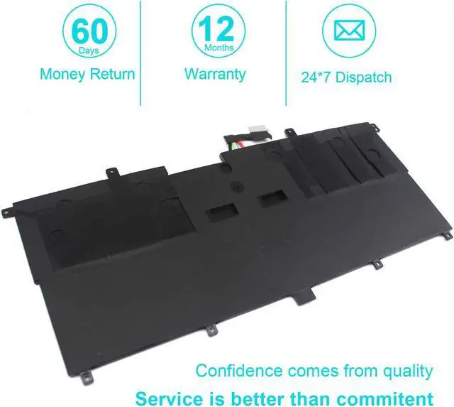 Alt view image 2 of 7 - NNF1C Laptop Battery for Dell XPS 13 2 in 1 9365 XPS 13 9365 2-in-1 2017 XPS 13-9365-D1605TS D1805TS D2805TS D3605TS D3805TS D4605TS Series HMPFH 0NNF1C NP0V3 0HMPFH P71G P71G001 7.6V 46WH