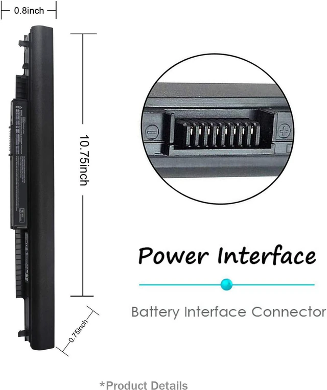 Alt view image 3 of 7 - Vinpera HS03 HS04 Laptop Battery Replacement for HP 807611-421 807612-421 807956-001 807957-001 807611-131 807612-831 HSTNN-LB6U HSTNN-LB6V, Pavilion 15-BA009DX 15-AC121DX 15-BA018WM, HP 240 G4