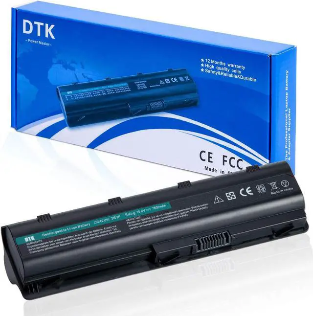 Main image of DTK MU06 593553-001 593554-001 636631-001 Laptop Battery Replacement for HP G62 G72 Pavilion G4 G6 G7 DM4 DV6-3000 DV6-4000 Presario CQ42 CQ56 CQ57 Notebook