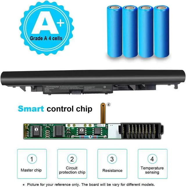 Alt view image 5 of 7 - JC04 JC03 919700-850 919701-850 919681-421 HSTNN-LB7V HSTNN-LB7W HSTNN-DB8E Battery for HP 15-bs0xx 17-bs0xx 15-bs1xx 15-bs015dx 15-bs013dx 15-bs192od 17-bs011dx 15-bs 17-bs 15-bw 17z-ak000 Series