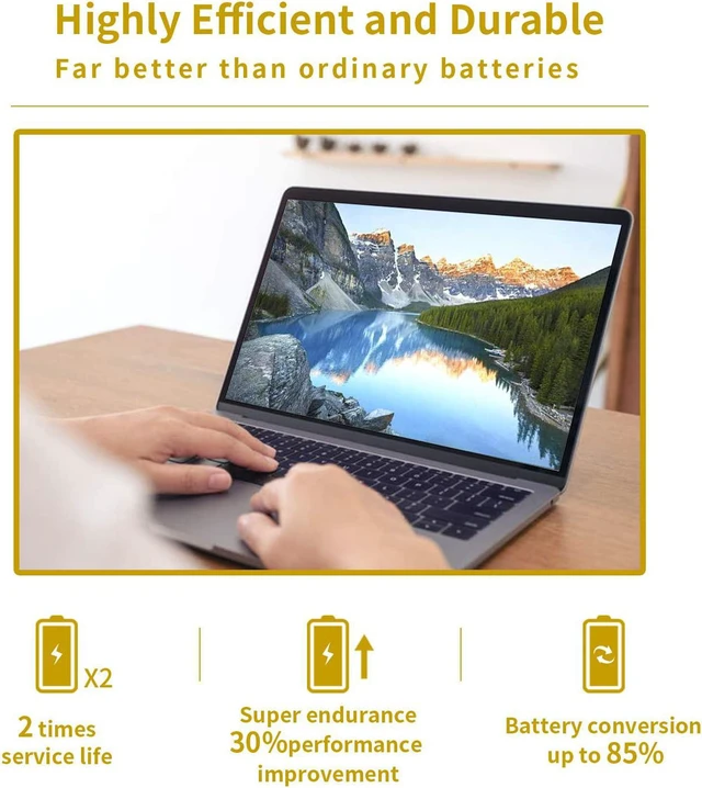 Alt view image 5 of 7 - Allianwere BI03XL Laptop Battery Compatible with HP Stream 14-ax030wm 14-ax010nr HP Pavilion X360 13-U000 M3-U000 Series Ultrabook Notebook ON03XL 0N03XL HSTNN-UB6W TPN-W118 844203-850