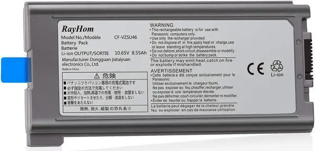 Alt view image 4 of 5 - RayHom CF-VZSU46S CF-VZSU46AU Laptop Battery - for Panasonic Toughbook CF-30 CF-31 CF-53 MK1 MK2 MK3 MK4 Series Notebook CF-VZSU46 CF-VZSU46R CF-VZSU71U CF-VZSU72U CF-VZSU1430U CF-VZSU46U