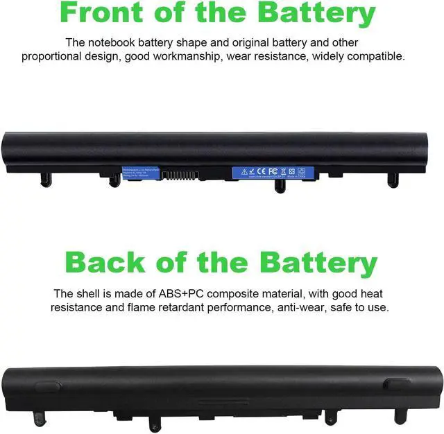 Alt view image 3 of 7 - AL12A32 AL12A72 Battery for Acer Aspire V5 V5-431 V5-551 V5-571 V5-471G V5-571P V5-571-6726 V5-571Pg-9814 V5-431-4407,Aspire E1 E1-572 E1-510P E1-522 E1-532 E1-470P-6659 [FLYTEN]