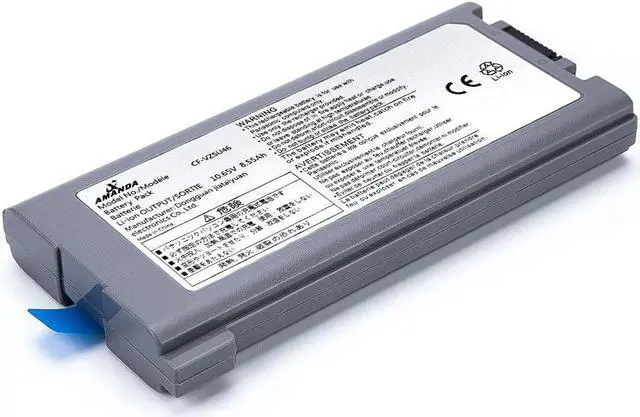 Main image of Amanda New Laptop Battery 9cell Replacement for Panasonic Toughbook Cf-30 Cf-31 Cf-53 CF-VZSU46 CF-VZSU46S CF-VZSU46U CF-VZSU46R CF-VZSU46AU CF-VZSU71U CF-VZSU72U 10.65V 8.55Ah