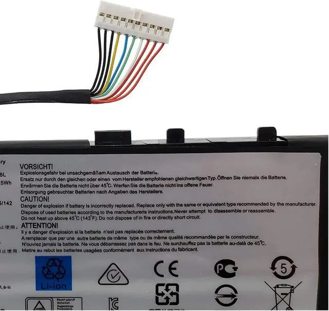 Alt view image 6 of 7 - Anepoch BTY-M6L Laptop Battery Replacement for MSI GS65 Stealth Thin 8RF 8RE 9RE PS42 8RB P65 Creator 8RD 8RE MS-16Q2 MS-16Q3 PS63 Modern 8RC GS75 8SG Series 15.2V 5380mAh 80.25Wh