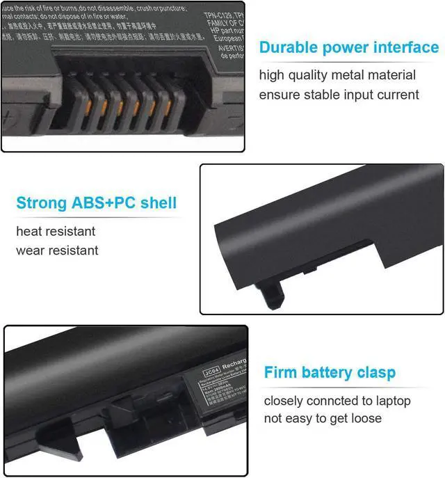 Alt view image 3 of 7 - JC04 JC03 919700-850 919701-850 919681-421 HSTNN-LB7V HSTNN-LB7W HSTNN-DB8E Battery for HP 15-bs0xx 17-bs0xx 15-bs1xx 15-bs015dx 15-bs013dx 15-bs192od 17-bs011dx 15-bs 17-bs 15-bw 17z-ak000 Series