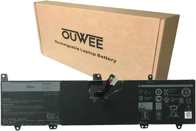 Main image of 0Jv6j Laptop Battery Compatible With Dell Inspiron 3179 3180 3162 3164 3168 Series Notebook 8Nwf3 Pgyk5 Ojv6j 7.6V 32Wh 4013Mah 2-Cell