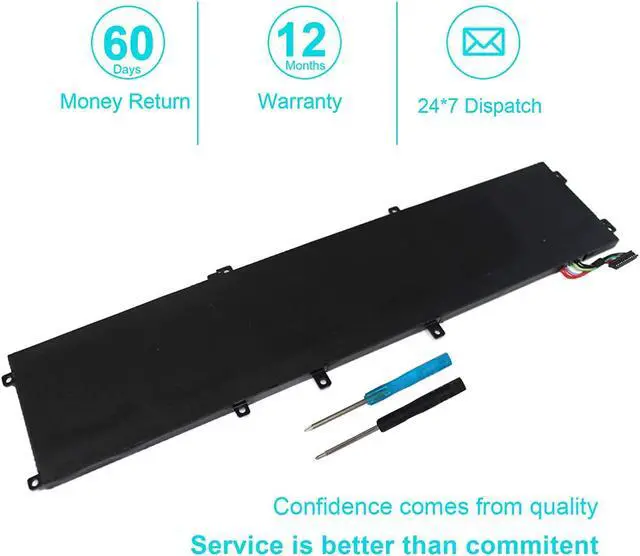 Alt view image 4 of 7 - 97WH 6GTPY Laptop Battery for Dell XPS 15 9550 9560 9570 Precision 5520 5530 5510 M5520 Workstation Series Notebook 5XJ28 5D91C - 12 Month Warranty