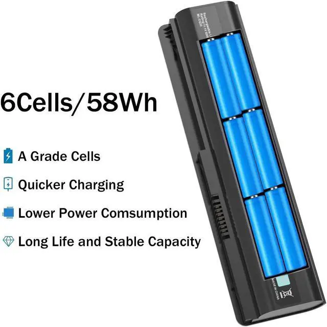 Alt view image 4 of 7 - TAUPO Replacement Laptop Battery 593553-001, Compatible with HP MU06, HP MCompaq Presario CQ32 CQ42 CQ43, HP Pavilion dm4 g4 g6 g7 DV3-4000 DV5-2000 DV6-3000 DV7-6000, COMPAQ 435 436