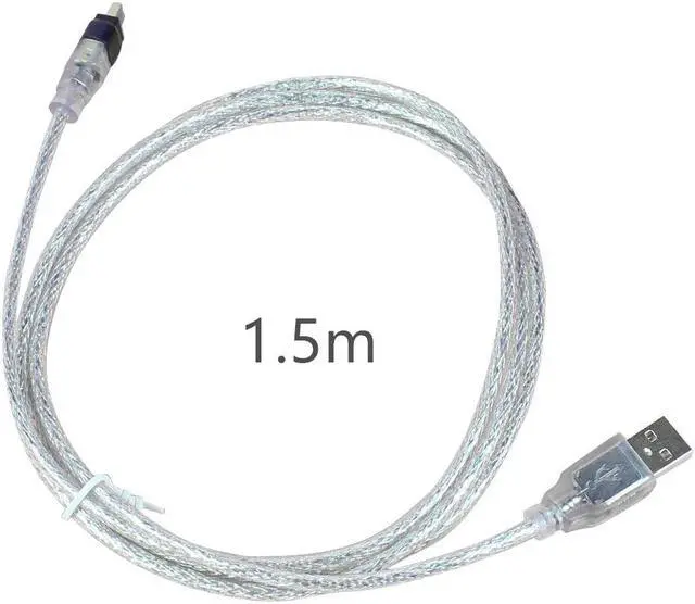 Alt view image 2 of 6 - 1.5M USB Male to Firewire 1394 4 Pin Male Adapter Cord Extension for Mini DV D8 Camera Camcorder iLink IEEE 1394 Cable 400Mbps