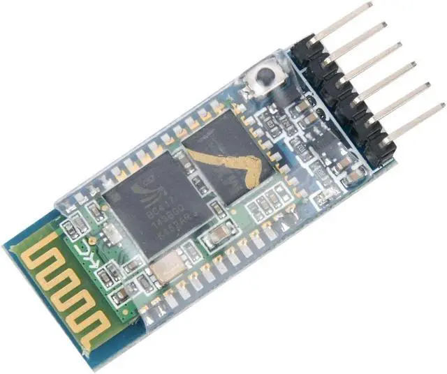 Main image of HiLetgo HC-05 Wireless Bluetooth RF Transceiver Master Slave Integrated Bluetooth Module 6 Pin Wireless Serial Port Communication BT Module for Arduino