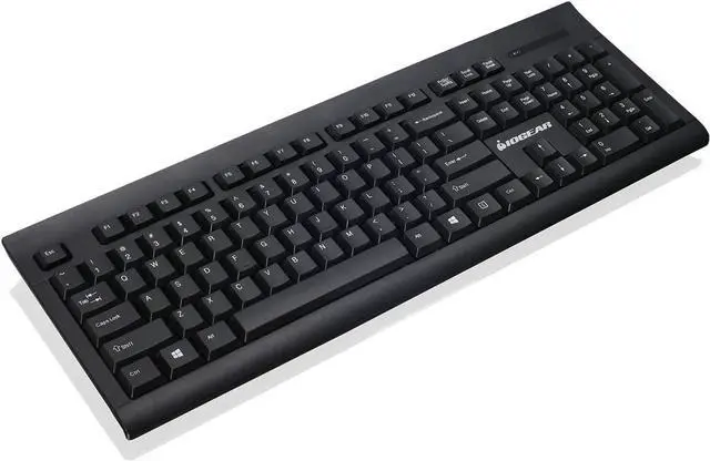 Alt view image 4 of 6 - IOGEAR Long Range 2.4 GHz Wireless Keyboard and Mouse Combo GKM552RB