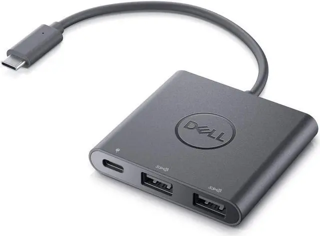 Main image of Dell Adapter USB-C to Dual USB-A with Power Pass-Through