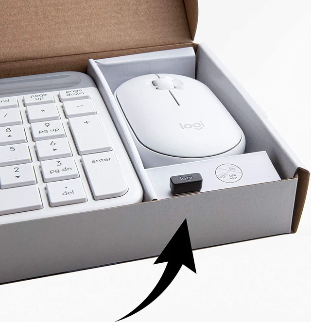 Alt view image 6 of 7 - MK470 Slim Wireless Combo Compact Keyboard and Mouse - Graphite