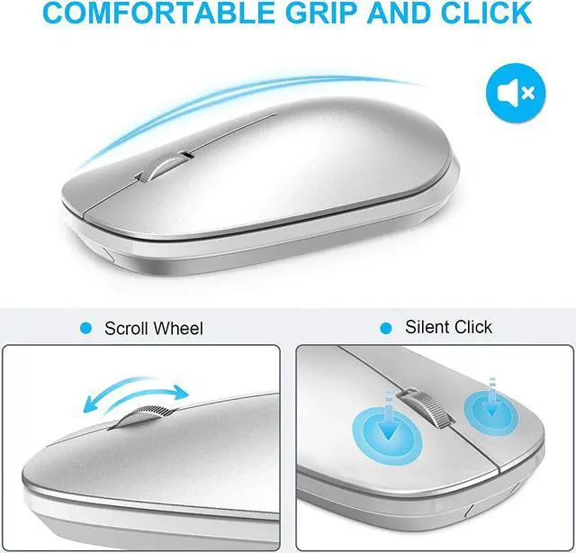 Alt view image 4 of 7 - SPARIN Wireless Bluetooth Keyboard and Mouse for iPad (A16) 11th 10th Gen