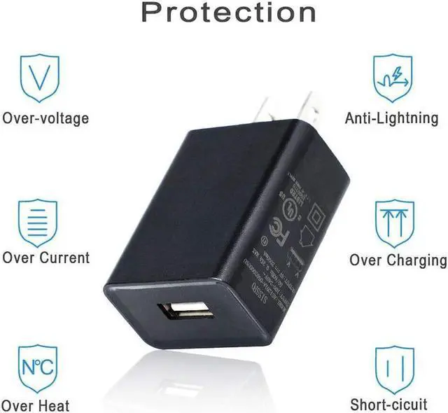 Alt view image 3 of 7 - Fast Charger with 6Ft USB Type-C&Micro USB Cable for Charging All-New Fire 6 HD 7 8 10/Fire Max 11-13th Gen/Fire HD 7 8 10Plus/Kids Edition Kids Pro/All E-Reader Oasis Paperwhite/ Galaxy Tab A