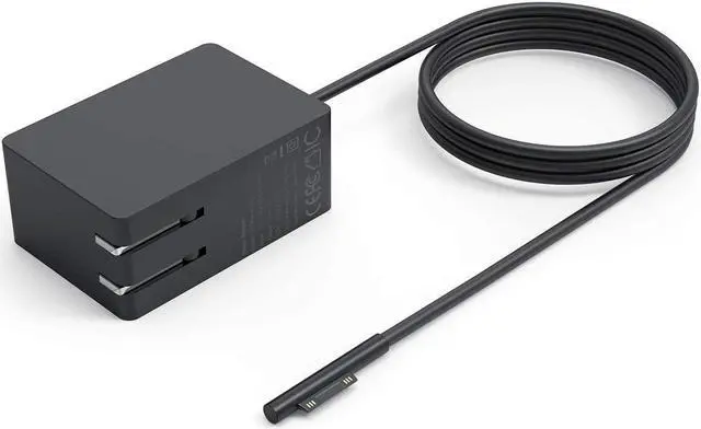 Alt view image 6 of 7 - 24W 15V 1.6A Surface Charger - Compatible with Surface Go 1/2/3, Pro 4/5/6, Laptop - 5.9ft Folding Power Cable