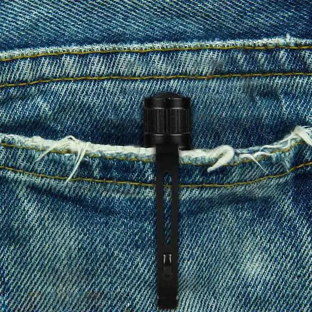 Alt view image 5 of 7 - 5PCS Led Pen Flashlight 1000 Lumens Lamp Clip Mini Black 507 Pocket Penlight Flashlight Torch Powered by 2 AAA Battery(Battery Not Included)