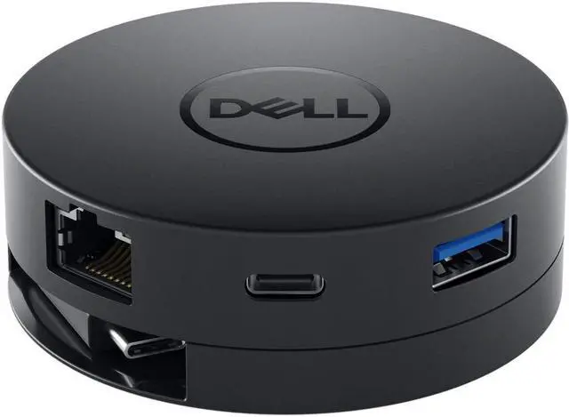 Alt view image 4 of 7 - Dell USB-C Mobile Adapter (DA300), Black, DELL-DA300