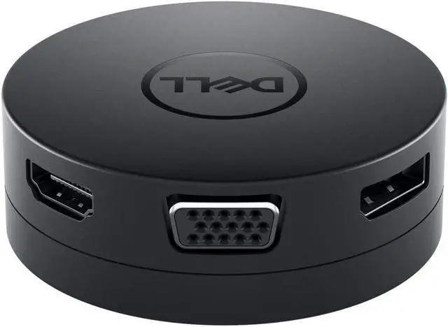 Main image of Dell USB-C Mobile Adapter (DA300), Black, DELL-DA300