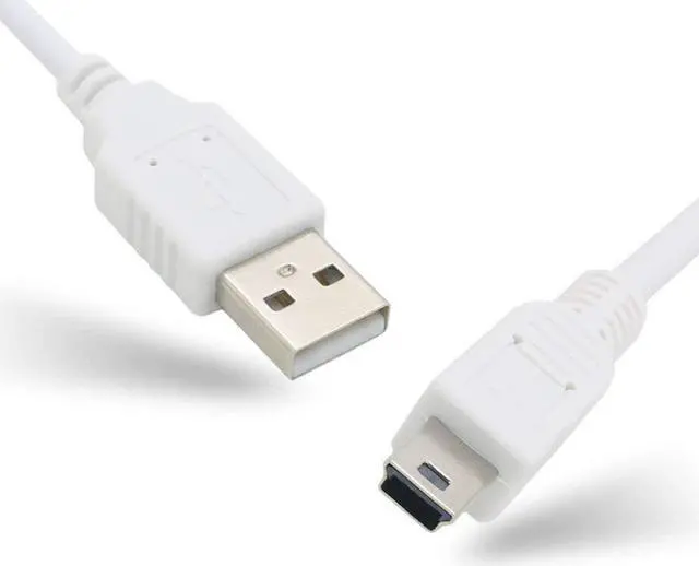 Main image of 3Ft Old-Style USB-A to Mini-B (Type B) Trapezoid Charger / Charging Cable, Cord for Cameras, PS3 Controller, PSP, TI-84 CE Plus, MP3, Garmin, Leapfrog Pen & Older Devices/Phones (See Product Pictures)