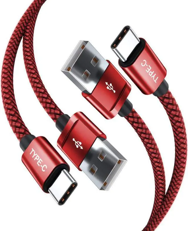 Main image of KEHIPI USB Type C Charger Cable 3.3FT 2 Pack,Nylon Charging Power Cord for Samsung Galaxy S10E S23 S20 S21 S22,Moto Z3 Z4 G7 G8 G9 Play Power G Pro Fast Stylus,Motorola Razr Edge One 5G,Steam Deck