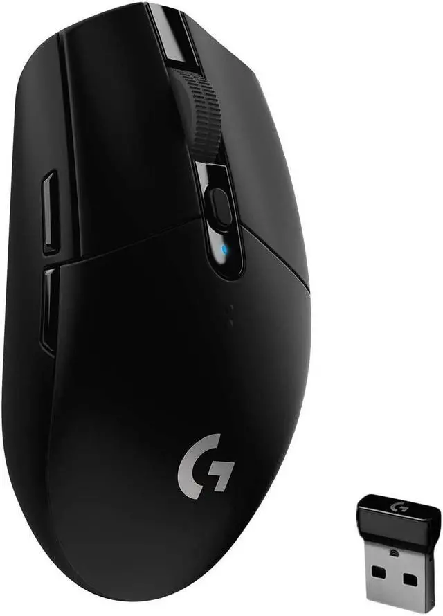 Main image of 305 LIGHTSPEED Wireless Gaming Mouse Hero 12K Sensor 12 000 DPI Lightweight 6 Programmable Buttons 250h Battery Life On-Board Memory PC/Mac - Black
