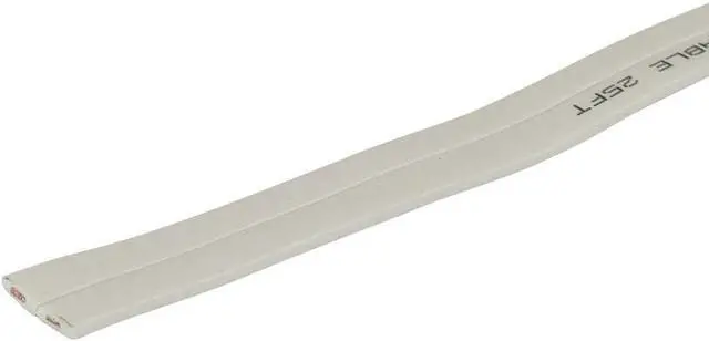 Alt view image 4 of 4 - Monoprice Planate Series 16 Gauge AWG Pure Copper Flat Speaker Wire/Cable - 100Ft CL2 in Wall Rated Jacketed in PVC Material for Home Theater Car Audio and More