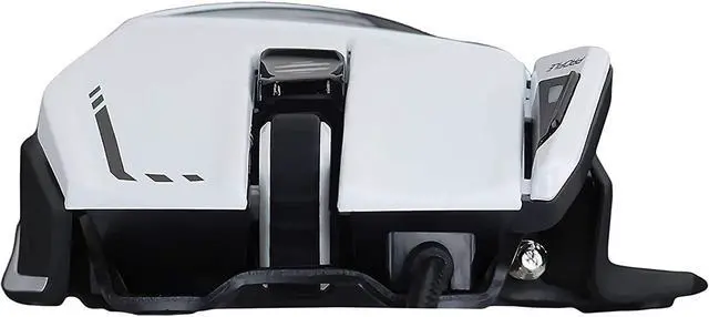 Alt view image 6 of 7 - Mad Catz The Authentic R.A.T. 8+ Fully Adjustable Wired Gaming Mouse - 16000 DPI Optical Sensor - 11 Programmable Buttons and RGB Lighting - White