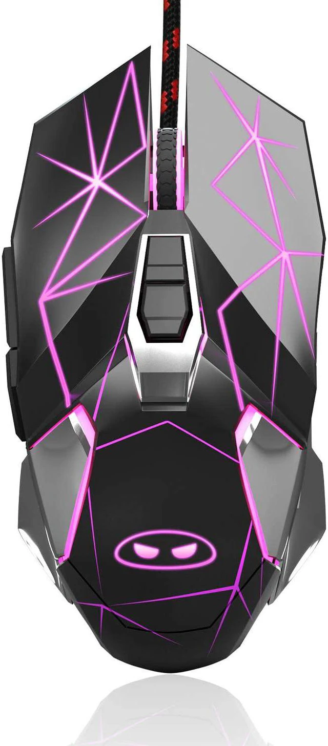 Main image of MageGee G10 Gaming Mouse Wired, 7 Colors Breathing LED Backlit Gaming Mouse, 6 Adjustable Speeds, Ergonomic Optical Computer Mouse with 7 Buttons for Windows PC Gamers