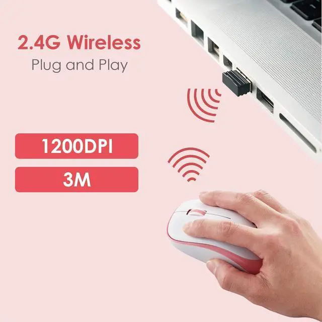 Alt view image 7 of 7 - ELECOM 2.4G Wireless, Portable Mobile Smiley-Face Mouse for Right/Left Handed Use, IR LED, 1200 DPI 2.5 Years Long Battery Life, Recommended Silent Click (M-IR07DRSPN)