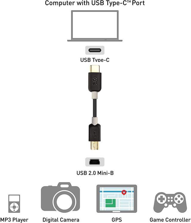  Cable Matters USB C to Mini USB Cable 3.3 ft, Mini USB